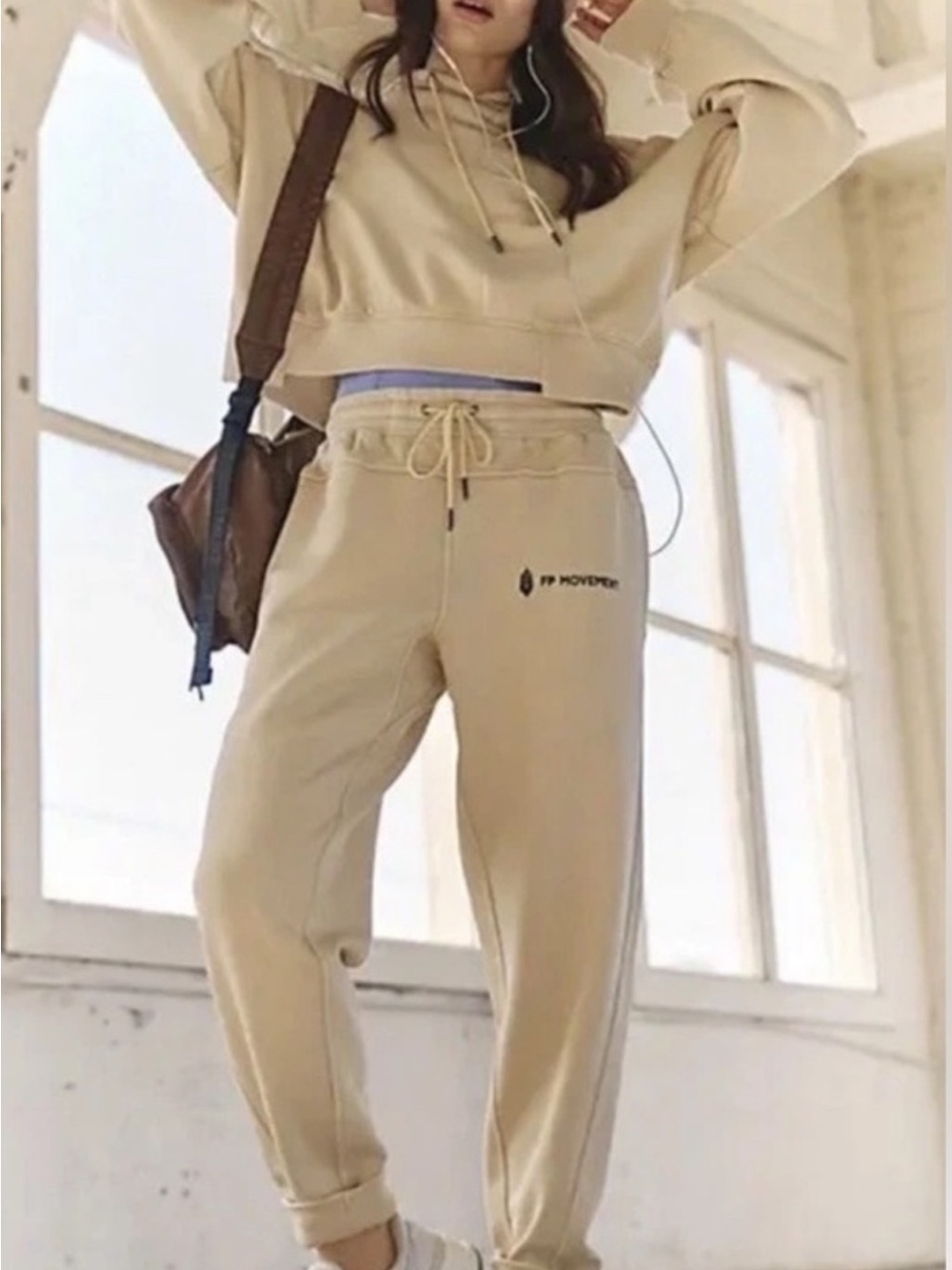FP Movement Undefeated Set In Magnolia Ivory NWT Size M